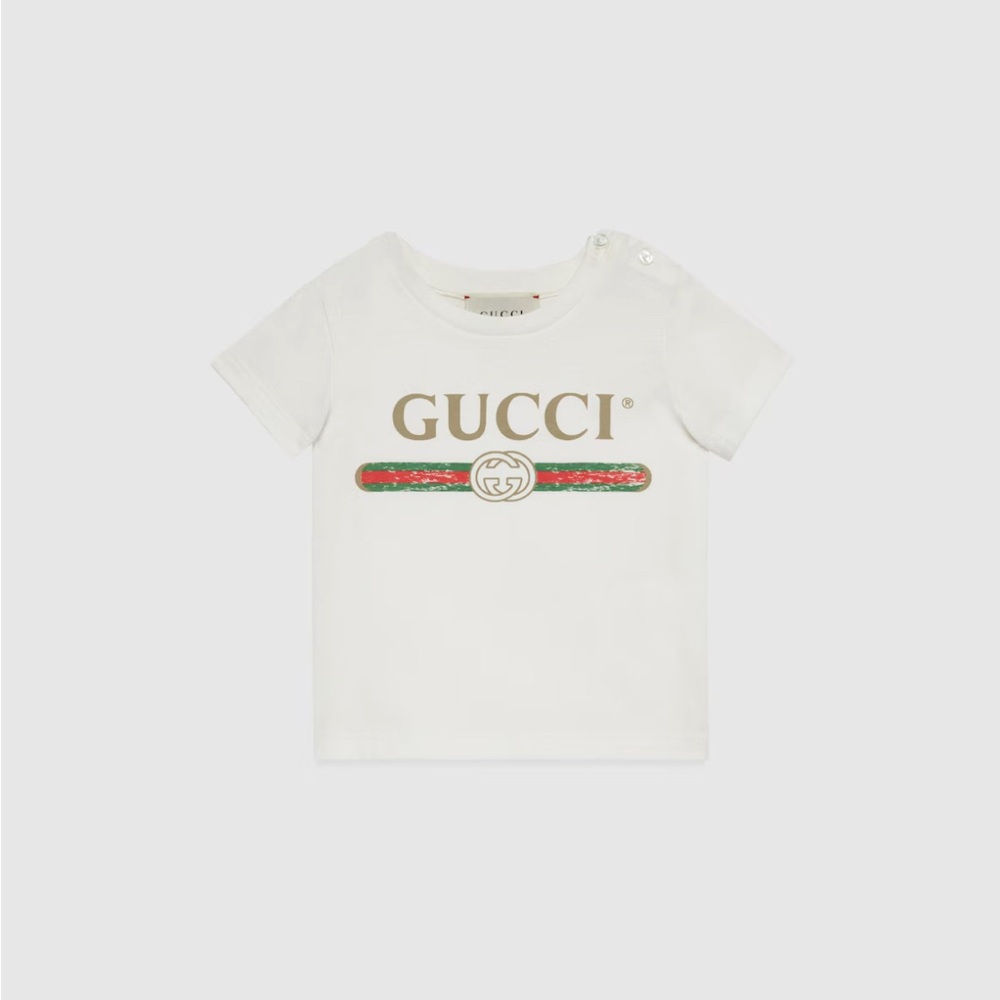 Baby T-Shirt with Gucci Logo